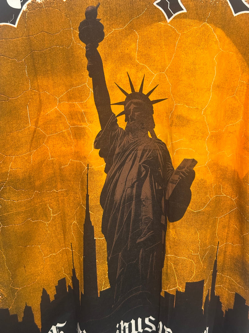 Camiseta Godspeed Liberty Statue White/Orange - Pronta Entrega