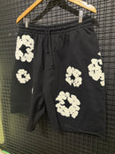 Short Denim Tears Bermuda The Cotton Wreath Black - Pronta Entrega