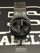 Cinto Gucci Black Fivela Interlocking GG 110 CM  - Pronta Entrega