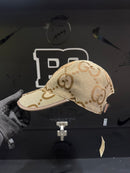 Boné Gucci Gold Aba Curva Logo Grande - Pronta Entrega