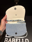 Bolsa Diesel Feminina 1DR Crossbody Jeans Marinho - Pronta Entrega