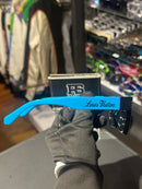 Óculos Louis Vuitton Retangular Armação Azul Lente Preta - Pronta Entrega