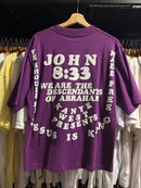 Camiseta Kanye West Sunday Service John 8:33 - Pronta Entrega