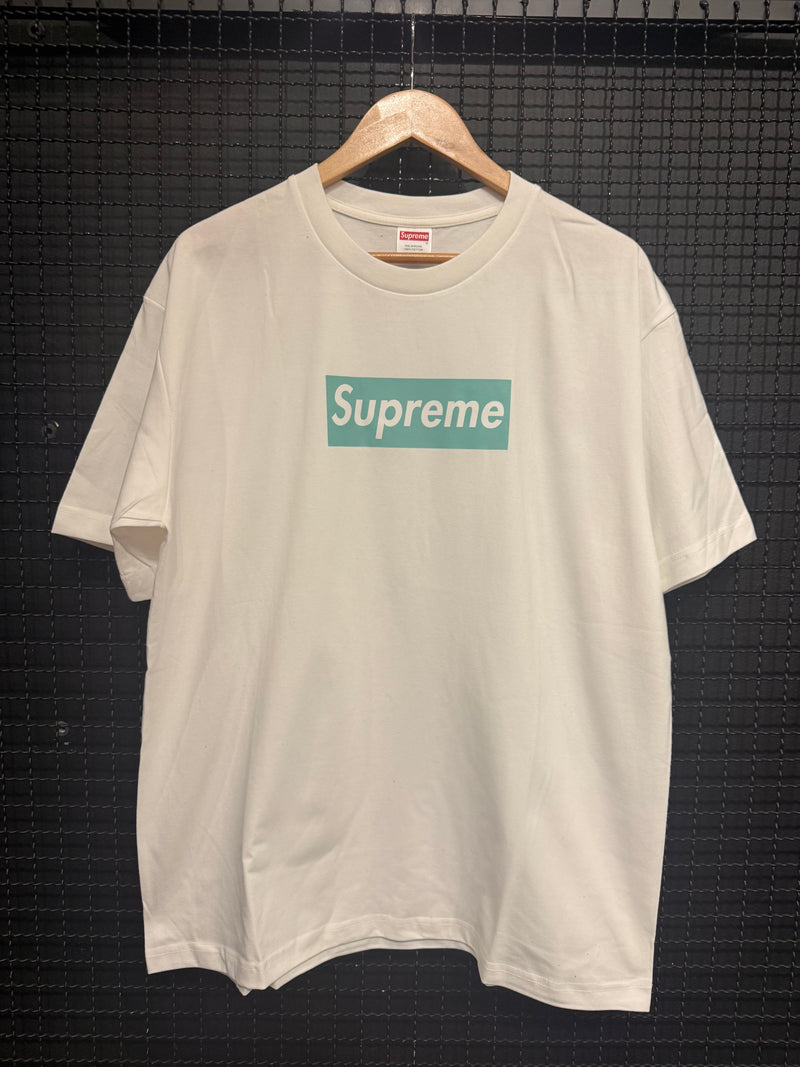 Camiseta SUPREME X Tiffany Co. Branca - Pronta Entrega