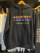 Conjunto TRAPSTAR Moletom Logo Colors Preto - Pronta Entrega