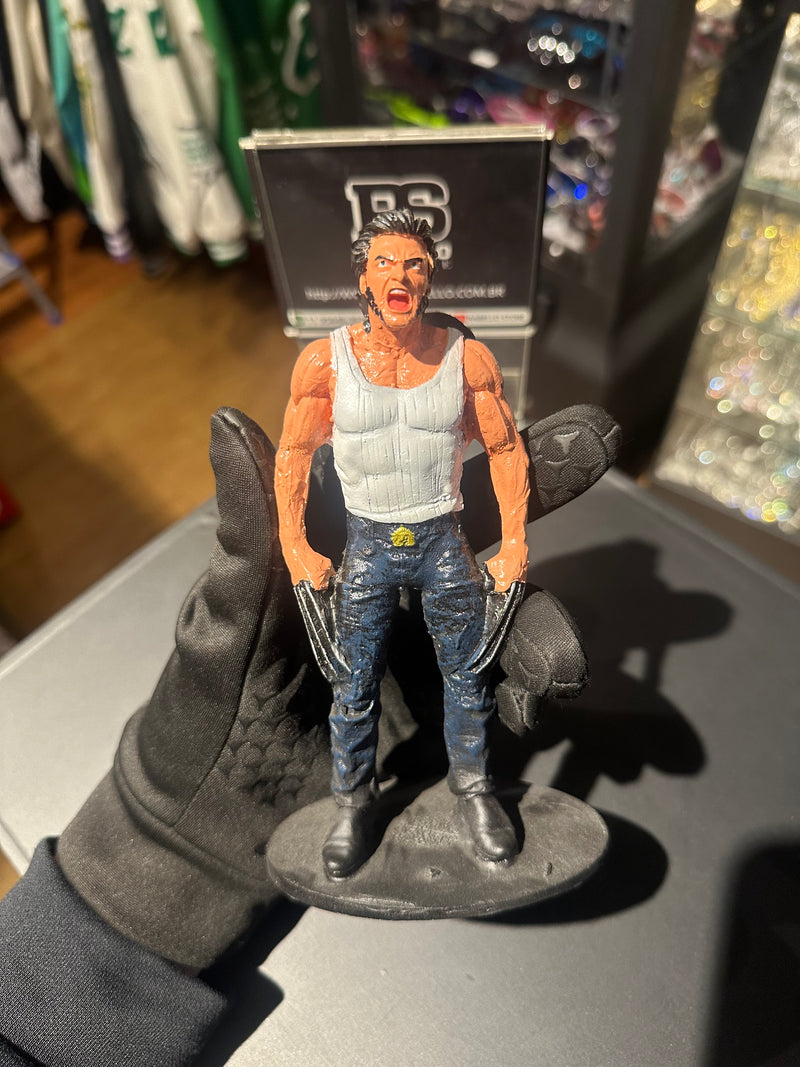Boneco de Ação Wolverine 17cm Resina - Pronta Entrega
