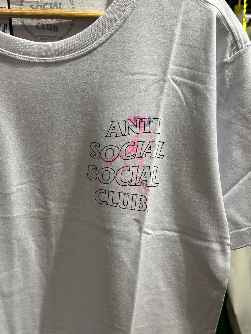 Camisa Anti Social Social Club Branca Lightining - Pronta Entrega