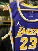 Jersey Air Jordan NBA Los Angeles Lakers Purple LeBron James