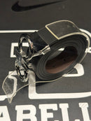 Cinto Ferragamo Preto Fivela Gancini 110 CM  - Pronta Entrega