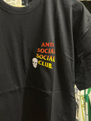 Camisa Anti Social Social Club Preta Skull - Pronta Entrega