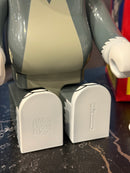 Bearbrick Bear Tom & Jerry 400% + Mini Boneco Tom Medicom Toy Boneco Colecionável 28cm - Pronta Entrega