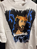 Camiseta Jesus is King ‘Sunday Service’ Oversized Branca - Pronta Entrega