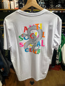 Camisa Anti Social Social Club Branca Snake Multicolor - Pronta Entrega