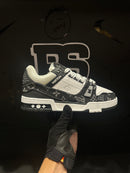 Tênis Louis Vuitton LV Trainer Black White - Pronta Entrega