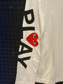 Camiseta Manga Longa Comme des Garçons White - Pronta Entrega