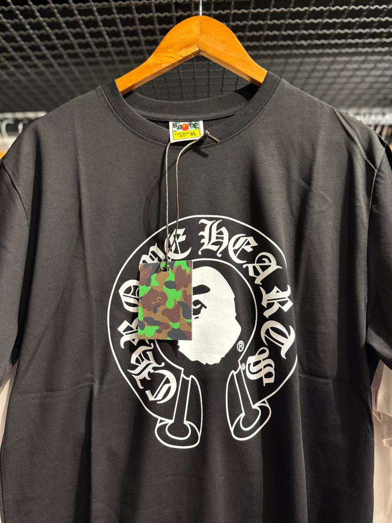 Camiseta BAPE Bayb Milo X Chrome hearts Preta - Pronta Entrega