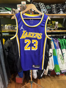 Jersey Air Jordan NBA Los Angeles Lakers Purple LeBron James