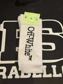 Meia Off White “For Walking” Cano Alto White - Pronta Entregal