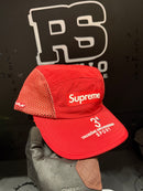 Boné Supreme Mesh Side Panel Camp Vermelho - Pronta Entrega