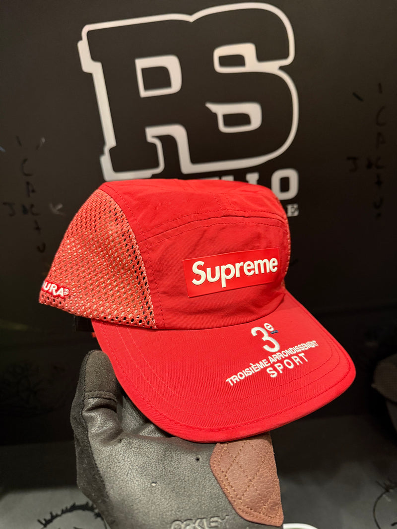 Boné Supreme Mesh Side Panel Camp Vermelho - Pronta Entrega