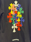 Chrome Hearts x Comme des Garçons Multi Color Cross Long Sleeve Black - Pronta Entrega