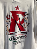 Camiseta Represent Fuel Branca - Pronta