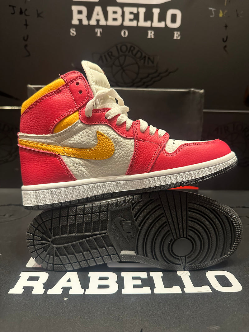 Tênis Nike Air Jordan 1 High OG Light Fusion Red - Pronta Entrega