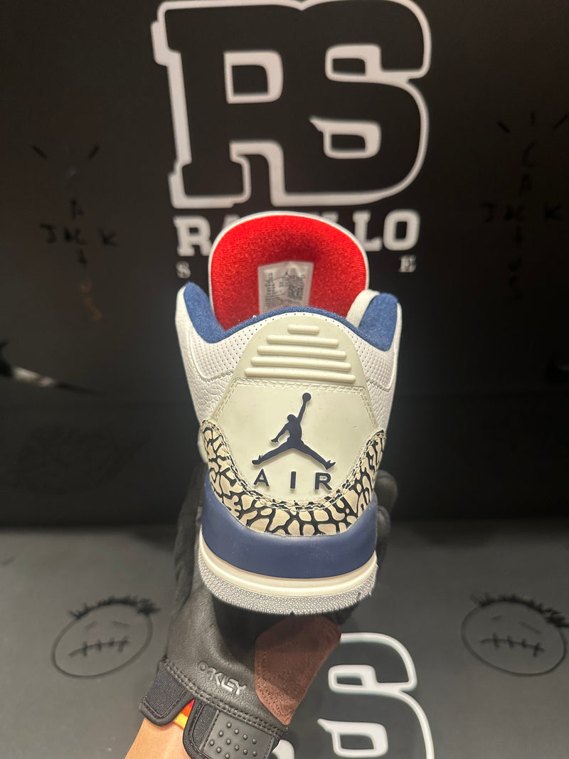 Tênis Nike Air Jordan 3 Retro True Blue OG - Pronta Entrega