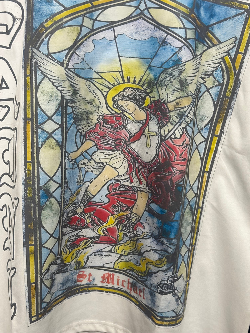Camiseta Saint St. Michael X Devil White - Pronta Entrega