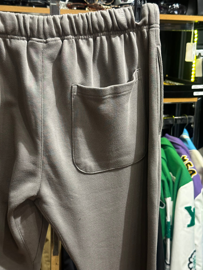 Calça Moletom Essentials “Fear Of God” Cinza Com Punho - Pronta Entrega