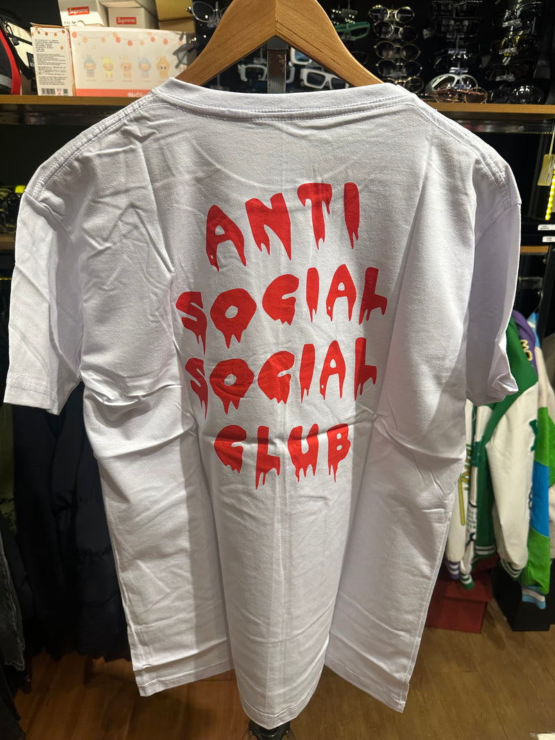 Camisa Anti Social Social Club Branca Blood - Pronta Entrega