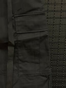 Calça Corteiz Guerillaz Cargo Black/Yellow - Pronta Entrega
