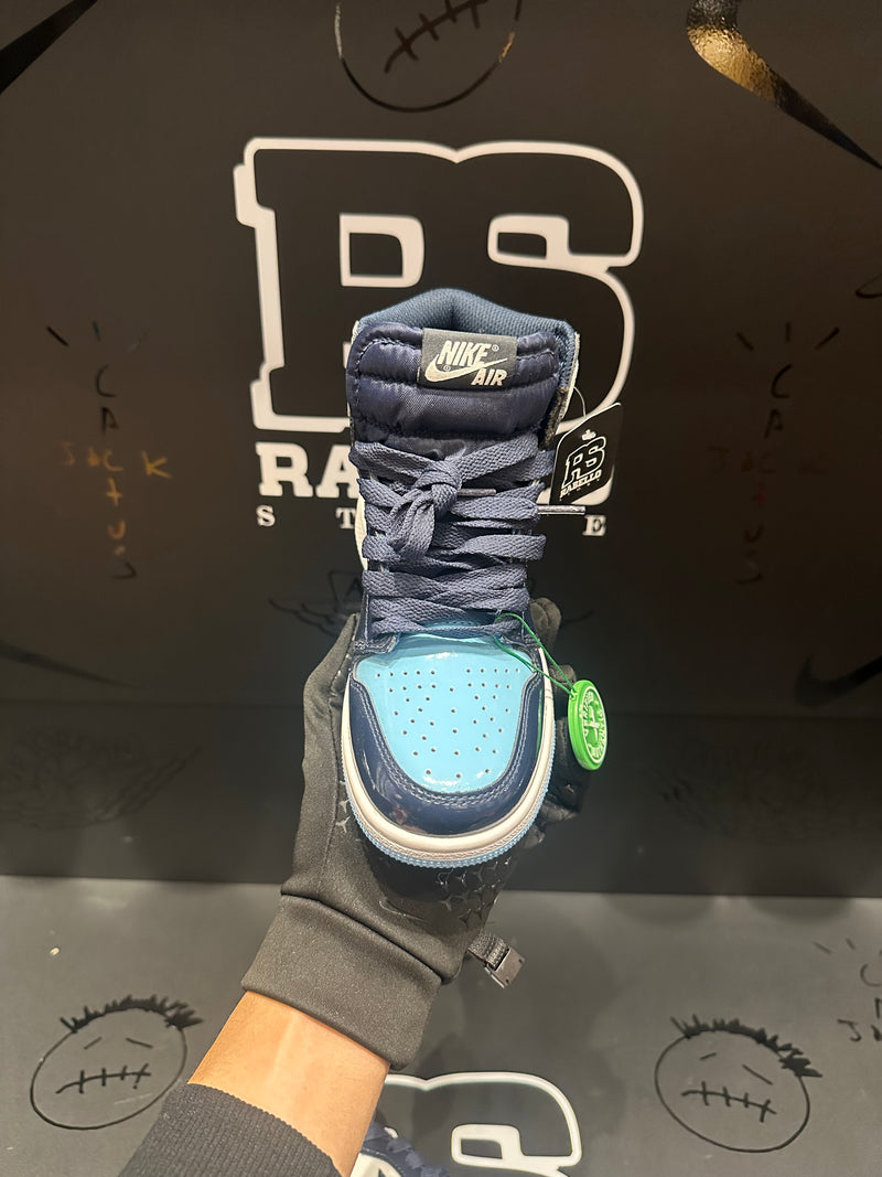 Tênis Nike Air Jordan 1 High UNC Patent - Pronta Entrega
