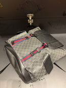 Bolsa Gucci Leather Backpack Black  - Pronta Entrega