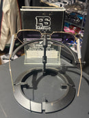 Óculos Miu Miu Retangular Armação Gold Lente Lilás - Pronta Entrega