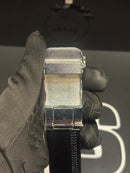 Cinto Versace Black Fivela Retangular 127 CM  - Pronta Entrega