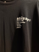 Camiseta STUSSY Morango Preta - Pronta Entrega