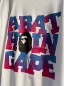 Camiseta BAPE ABATHING APE Branca - Pronta Entrega