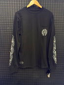 Chrome Hearts x Comme des Garçons Cross Long Sleeve Black - Pronta Entrega