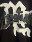 Camiseta Mixed Emotions Cupid Rhinestone Black - Pronta Entrega