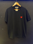 Camiseta Comme des Garçons Red Heart Black - Pronta Entrega