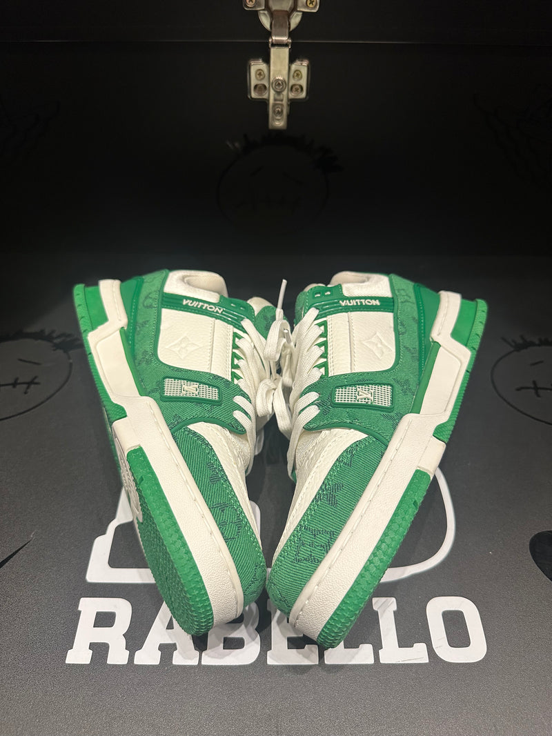Tênis Louis Vuitton LV Trainer Green - Pronta Entrega