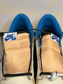 Tênis Nike Air Jordan 1 Low Travis Scott Fragment Military Blue - Pronta Entrega