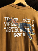 Camiseta Travis Scott Astroworld X Off-White Virgil Marrom - Pronta Entrega