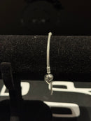 Bracelete Pandora Moments com Fecho De Coracao Prata - Pronta Entrega