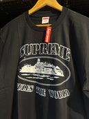 Camiseta Supreme X CORTEIZ Preto - Pronta Entrega