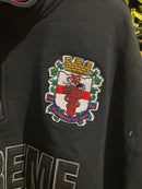 Jaqueta Supreme Pullover Half Zip Milano Preta - Pronta Entrega