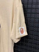 Camiseta BAPE Bicolor Big Ape Head Brown - Pronta Entrega