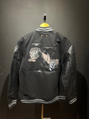 Jaqueta Varsity Louis Vuitton Black - Pronta Entrega