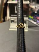 Anel Feminino Aço Inoxidável Coração Entrelaçado 20 CM - Pronta Entrega